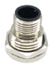 MULTICOMP PRO MPM12-SSP-3AFP Sensor Connector, M12, Male, 3 Positions, Solder Pin, Straight Panel Mount