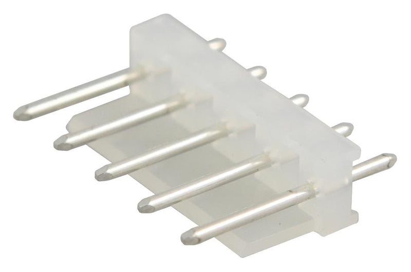 MOLEX 10-08-5051 Pin Header, Power, 5.08 mm, 1 Rows, 5 Contacts, Through Hole Straight, KK 508 2599
