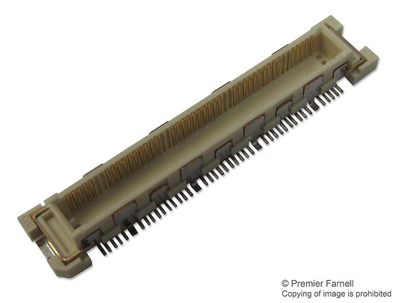 HIROSE / HRS FX10A-168P-SV3(85) Mezzanine Connector, With Guide, Header, 0.5 mm, 2 Rows, 168 Contacts, Surface Mount