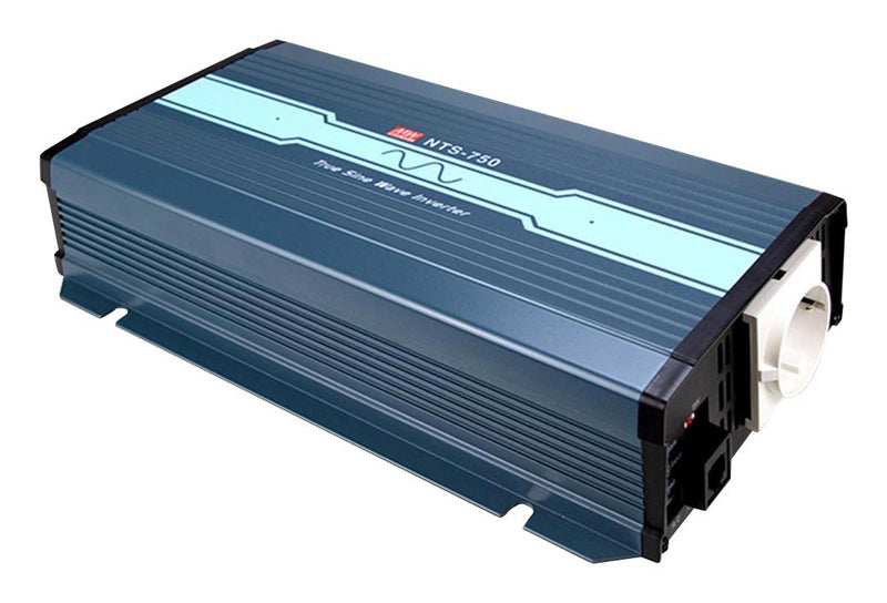 MEAN WELL NTS-750-212EU DC/AC Inverter, ITE, 12 V, 1 Output, 230 VAC, 750 W, NTS-750 Series