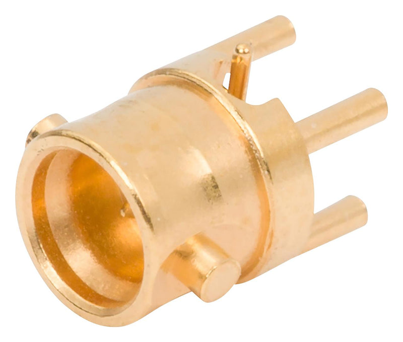 AMPHENOL SV MICROWAVE 3811-40105. RF COAXIAL, SMPS PLUG, 50 OHM, PCB