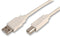 PRO SIGNAL PSG02906 USB LEAD, A TO B, WHITE, 1.8M