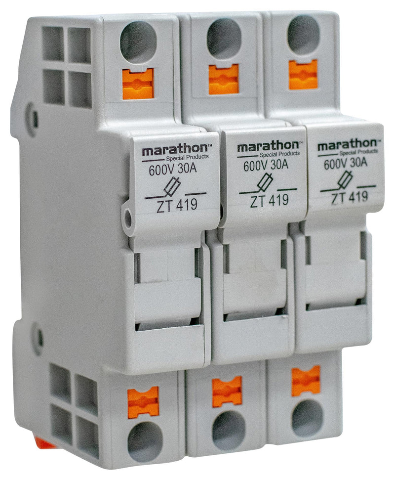 MARATHON SPECIAL PRODUCTS ZT3419 FUSE HOLDER, 30A, 600V, CLASS CC