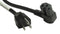 MULTICOMP PRO GW-151838 Mains Power Cord, NEMA 5-15P to 90&deg; IEC 60320-1 C15, 1 m, 13 A, 125 V, Black