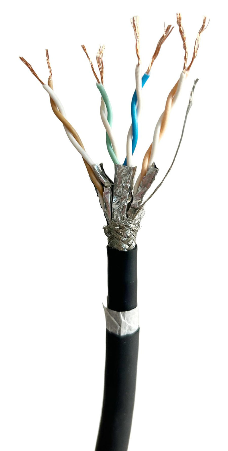 MULTICOMP PRO MP013687 Networking Cable, Screened, Cat6a, 24 AWG, 0.22 mm&sup2;, 328 ft, 100 m