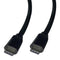 VIDEK 2561A-1 USB Cable, Type C Plug to Type C Plug, 1 m, 3.3 ft, USB 3.1, Black