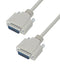 L-COM CSMN15MM-10 Computer Cable, D Subminiature Plug, 15 Way, D Subminiature Plug, 15 Way, 10 ft, 3.05 m