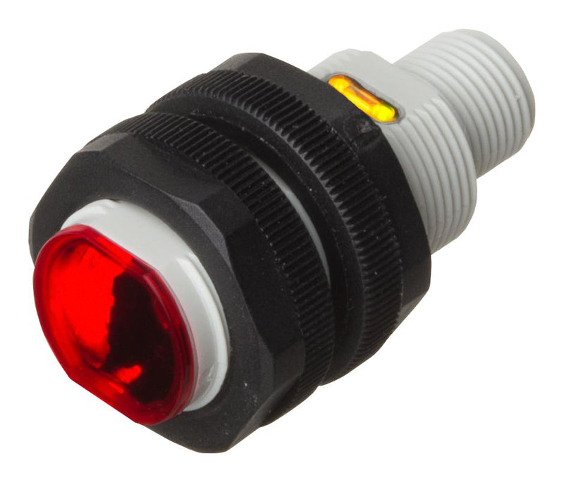 CARLO GAVAZZI PA18CAD10PAM1SA Photoelectric Sensor, 1 m, PNP/SPST-NO/SPST-NC, Diffuse Reflective, 10 to 30 VDC, PA18CAD10 Series