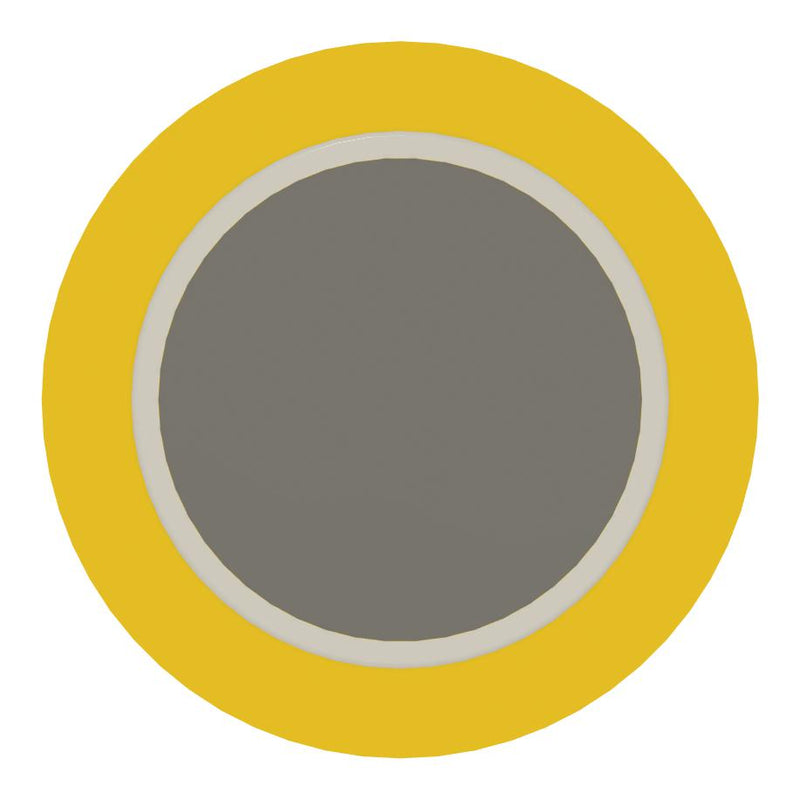 PUI AUDIO AB2063BF Piezo Bender, 6.3 kHz, 8.5 nF, 800 ohm, 20 mm D x 0.42 mm H