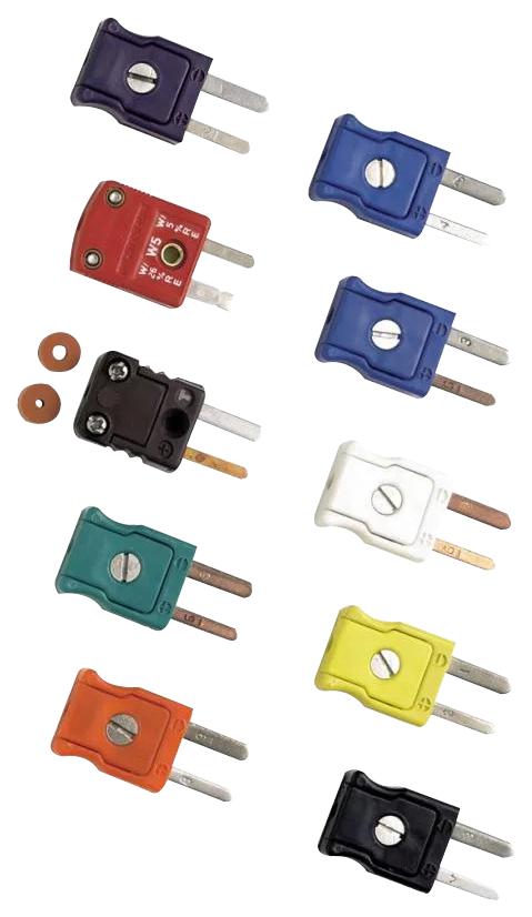 FLUKE FLUKE-700TC1 THERMOCOUPLE PLUG KIT, 10 MINI-PLUG CONN