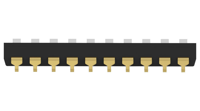 ALCOSWITCH - TE CONNECTIVITY ADEN10STU04 DIP SW, 10CKT, SPST, 0.025A, 24VDC, SMD