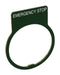 ALTECH LP41 LEGEND PLATE, EMERGENCY STOP SW, 60MM