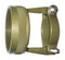 AMPHENOL INTERCONNECT INDIA M85049/69-19A Circular Connector Clamp, Spin Coupling, 19, 20.62 mm, Aluminium Alloy, MIL-85049 Series
