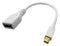 ROLINE 12.03.3163 Audio / Video Cable Assembly, 20P, Mini DisplayPort Plug, DisplayPort Socket, 5.9 ", 150 mm, White GTIN UPC EAN: 7611990140183