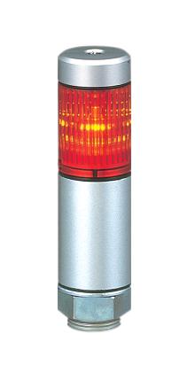 PATLITE MPS-102-R Signal Tower, 1 Tier, Red, Wire Leaded, 24VDC, IP65