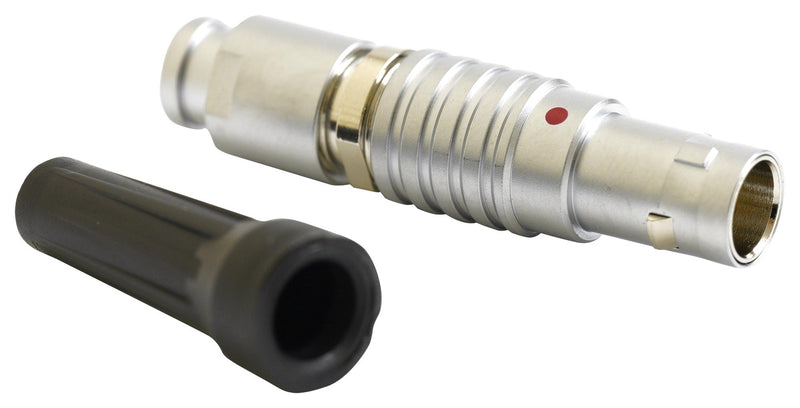 Multicomp PRO MCFGG0BC309JS52Z MCFGG0BC309JS52Z Circular Connector MC 0BC Cable Mount Plug 9 Contacts Solder Pin Push-Pull Brass Body