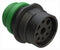 AMPHENOL SINE/TUCHEL AHDP04-24-09SN-STA CIRCULAR CONNECTOR, RCPT, 24-09, CRIMP