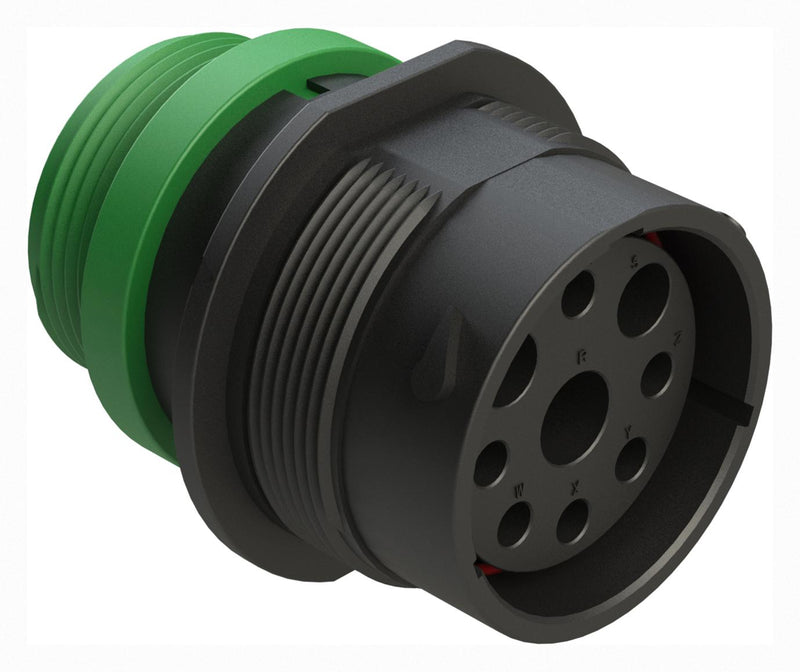 AMPHENOL SINE/TUCHEL AHDP04-24-09SN-STA CIRCULAR CONNECTOR, RCPT, 24-09, CRIMP