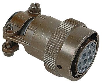 SOURIAU-SUNBANK / EATON 85106EC128SY50 Circular Connector, 851 Series, MIL-DTL-26482 Series I, Cable Mount Plug, 8 Contacts