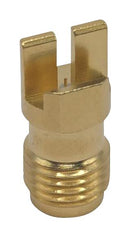 MUELLER ELECTRIC BU-1420761841 RF / Coaxial Connector, SMA Coaxial, Straight Jack, Board Edge / End Launch, 50 ohm, Brass