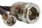 SIRETTA ASMN400A058L13 RF / Coaxial Cable Assembly, SMA Plug to N-Type Jack, LLC200A, 50 ohm, 13.1 ft, 4 m, Black