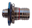 AMPHENOL AEROSPACE D38999/24MC4HN Circular Connector, MIL-DTL-38999 Series III, DS38999/24 Series, Jam Nut Receptacle, 4 Contacts
