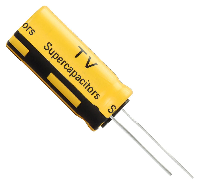 EATON ELECTRONICS TV1635-3R0356-R Supercapacitor, 35 F, 3 V, PC Pin, -10%, +30%, 7.5 mm, 1000 hours @ 65&deg;C
