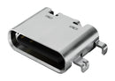 GCT USB4505-03-0-A USB Connector, USB Type C, USB 2.0, Receptacle, 16 Ways, Surface Mount, Through Hole Mount