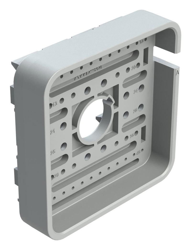 AMPHENOL SINE/TUCHEL AWB-48PA WEDGELOCK, GRAY, 48POS RCPT