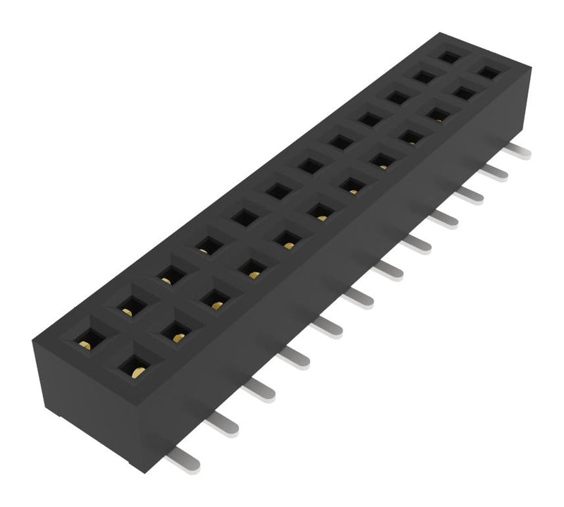 AMPHENOL COMMUNICATIONS SOLUTIONS 10165448-00024C1LF PCB Receptacle, Board-to-Board, 1.27 mm, 2 Rows, 24 Contacts, Surface Mount Straight