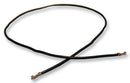 MULTICOMP PRO CASS-0843 Cable Assembly, 100VAC, 1A, Crimp Socket to Crimp Socket, 11.8 ", 300 mm, Black