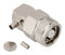 AMPHENOL RF 031-6982 RF / Coaxial Connector, TNC RP Coaxial, Right Angle Plug, Solder, Crimp, 50 ohm, 1.13mm Micro