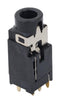 MULTICOMP PRO MP014740 Phone Audio Connector, Top Mount, 6 Contacts, Jack, 3.5 mm, Through Hole Mount