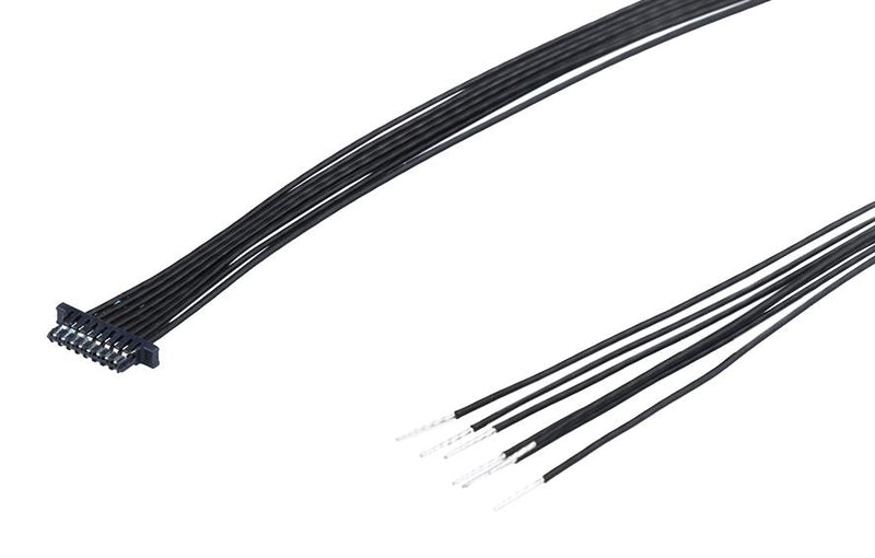 MOLEX 2263921084 Cable Assembly, Zero-Hachi Receptacle to Free End, 8 Ways, 0.8 mm, 1 Row, 600 mm, 23.6 "