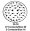 ITT CANNON KPT06B20-39P Circular Connector, KPT Series, MIL-DTL-26482 Series I, Straight Plug, 39 Contacts, Solder Pin