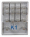 RELPOL R4N-2014-23-1024-WTL Power Relay, 4PCO, 24 VDC, 7 A, REPOL 14-Pin R4N, DIN Rail, DC