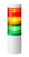 PATLITE LR6-302WJNW-RYG SIGNAL TOWER, AMB/GRN/RED, 88DB, 24VDC