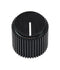 VISHAY ACCKPR1817NLT14 Knob, Round Shaft, 6.35 mm, ABS (Acrylonitrile Butadiene Styrene), Round with Top Indicator Line