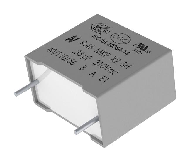 KEMET R463R422000M2K Safety Capacitor, Metallized PP, Radial Box - 2 Pin, 2.2 &micro;F, &plusmn; 10%, X2, Through Hole