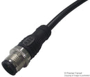 ABB - JOKAB 2TLA020056R2300 Sensor Cable, Black, M12 Plug, M12 Receptacle, 5 Positions, 10 m, 33 ft 20-056-23
