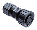 AMPHENOL LTW CB-04BFFA-LL7001 Circular Connector, Middle (C) Series, Cable Mount Receptacle, 4 Contacts