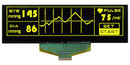 MIDAS DISPLAYS MCOT256064CY-YM Graphic OLED, 256 x 64 Pixels, Yellow on Black, 2.5V, Parallel, SPI, 146mm x 45mm, -40 &deg;C