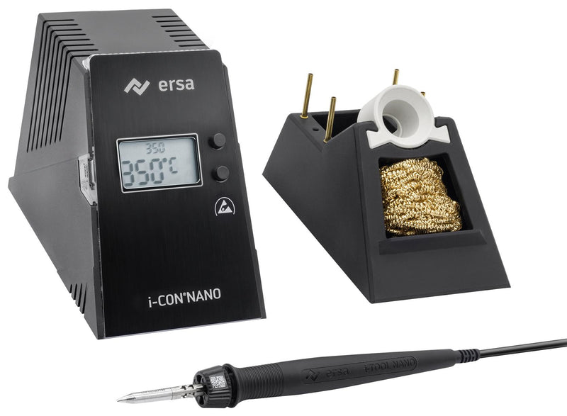 ERSA 0IC1205A Soldering Station, 240 VAC, 80 W, 450&deg;C Max, i-CON NANO MK2 Series