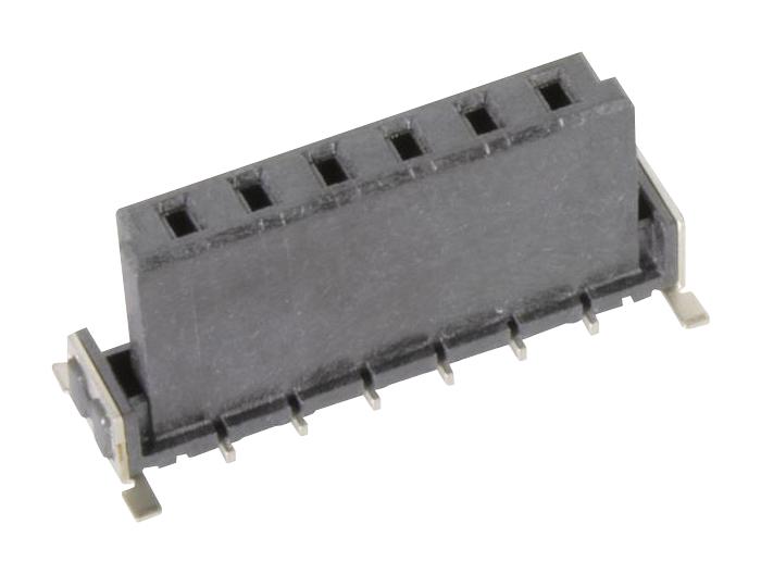HARTING 15620062601000 PCB Receptacle, Board-to-Board, 2.54 mm, 1 Rows, 6 Contacts, Surface Mount Straight