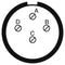 AMPHENOL SOCAPEX D38999/26WC4PA-LC Circular Connector, MIL-DTL-38999 Series III, DS38999/26 Series, Straight Plug, 4 Contacts