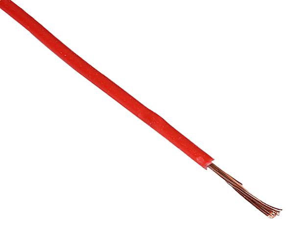 LAPP KABEL 4125104S Wire, PVC, Red, 26 AWG, 0.14 mm&sup2;, 1640 ft, 500 m