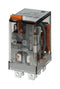 FINDER 5.6329E+11 Power Relay, DPDT, 12 VDC, 12 A, 56 Series, Socket