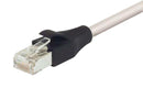 L-COM TRD855DSZ-10 Ethernet Cable, Cat5e, RJ45 Plug to RJ45 Plug, STP (Shielded Twisted Pair), Grey, 3.05 m, 10 ft