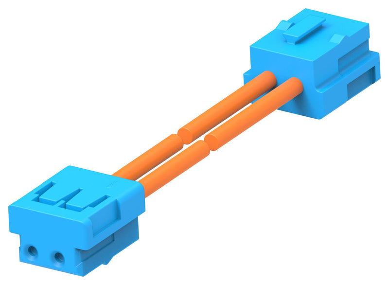 TE CONNECTIVITY 2405869-1 Cable Assembly, CN1 Connector to CN2 Connector, 2 Ways, 2 mm, 1 Row, 300 mm, 11.8 "