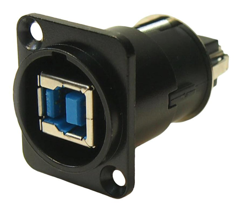 MULTICOMP PRO MP-CP30109 USB Adapter, USB Type B Receptacle, USB Type A Receptacle, USB 3.0, MP XLR FEED THROUGH USB